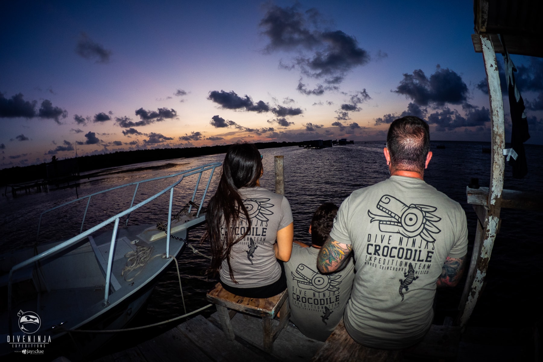 Sunrise over Banco Chinchorro - Crocodile Diving trip at Banco Chinchorro with Dive Ninja Expeditions
