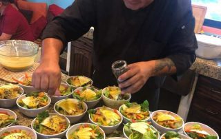 chef prepared meals on the Dive Ninja mobula ray expeditions